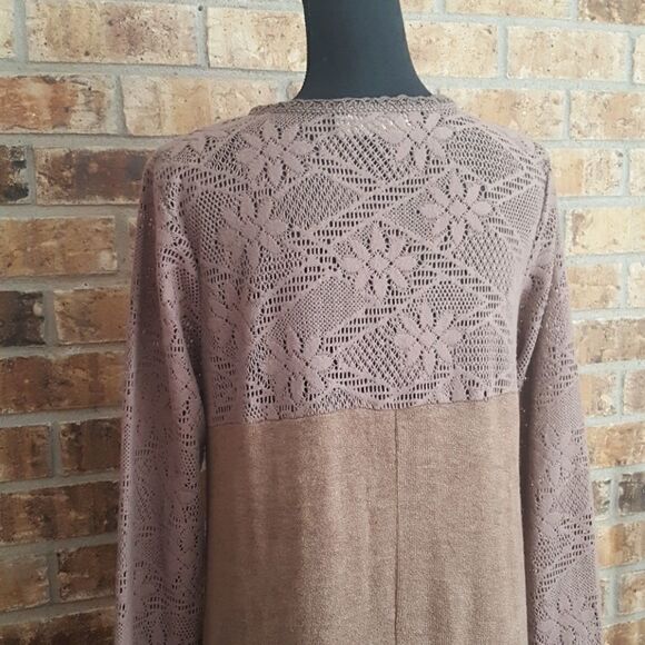 A'Reve | Crochet sleeved dress - Picture 6 of 8